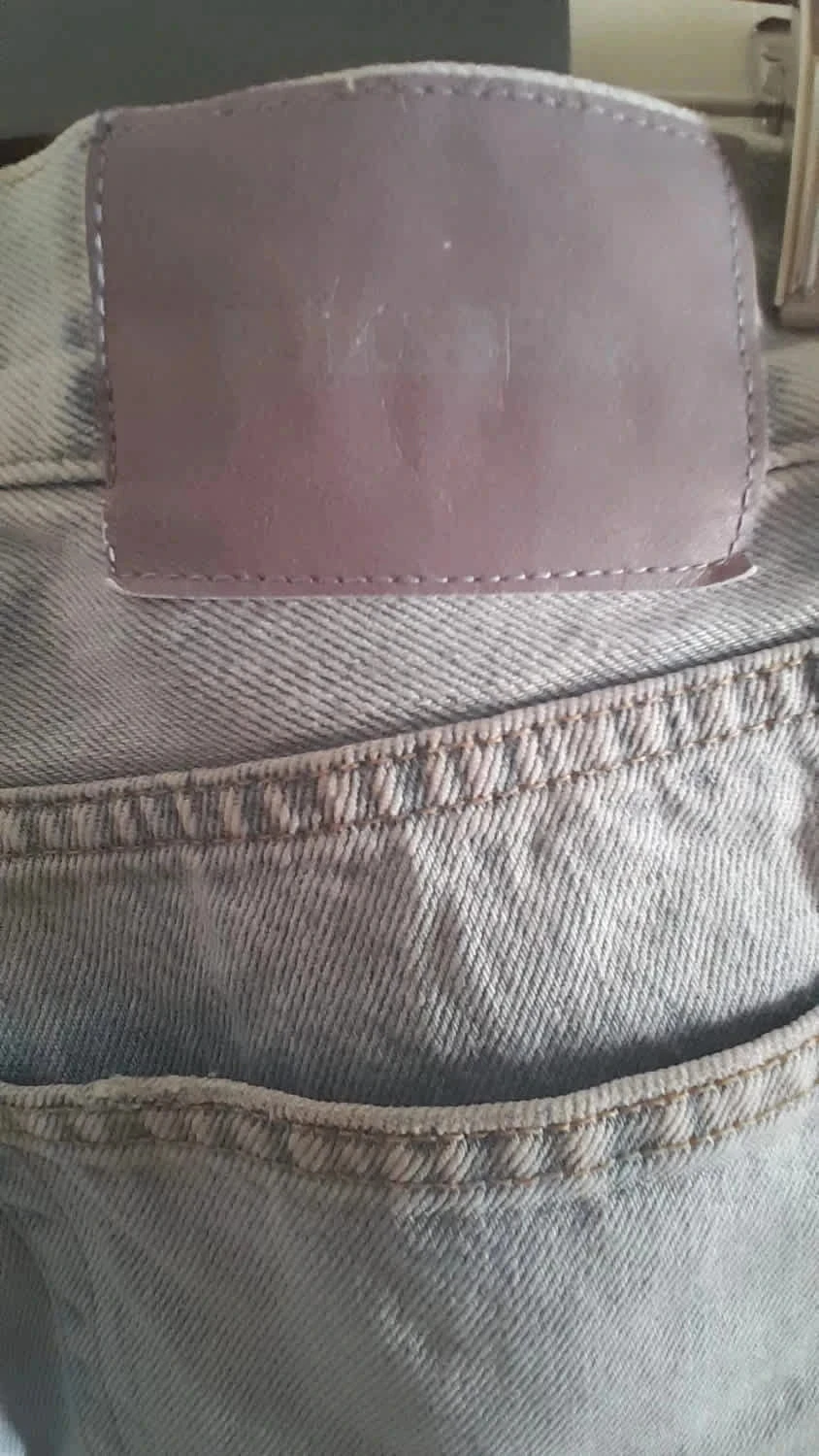 Jeans rasgados, cor azul claro, Tamanho 42, Marca Pull & Bear – photo 7